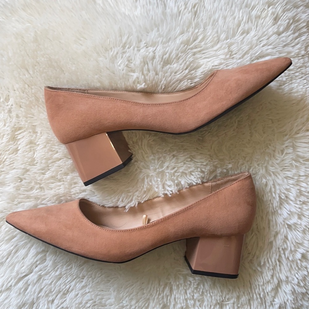 Zara blush pumps